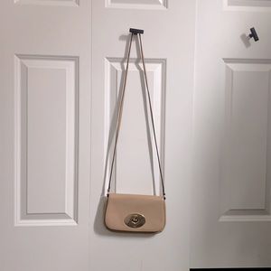 Coach nude crossbody purse
